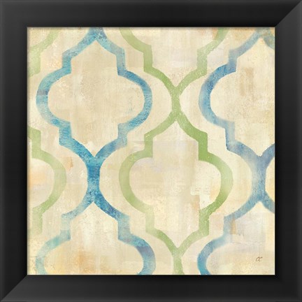 Framed Quatrefoil III Print