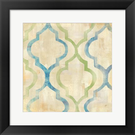 Framed Quatrefoil III Print