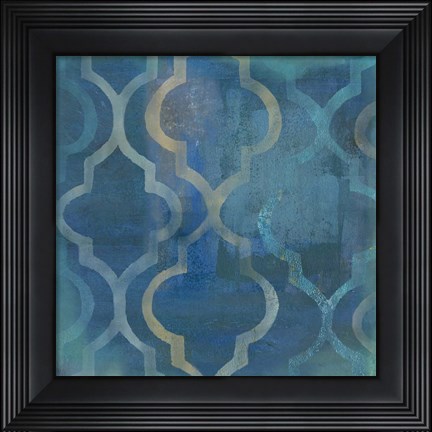 Framed Quatrefoil IV Print