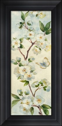 Framed Cherry Bloom Panel I Print