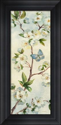 Framed Cherry Bloom Panel II Print
