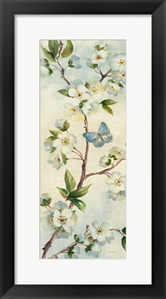 Framed Cherry Bloom Panel II Print