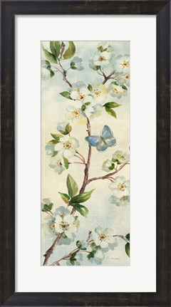Framed Cherry Bloom Panel II Print