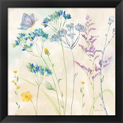 Framed Wildflower Garden II Print