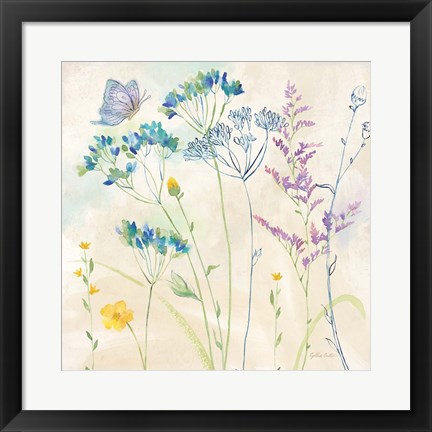 Framed Wildflower Garden II Print