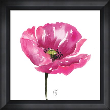 Framed Poppies Tempo I Print