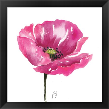 Framed Poppies Tempo I Print