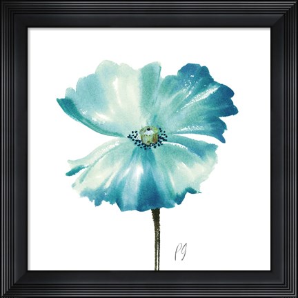 Framed Poppies Tempo II Print