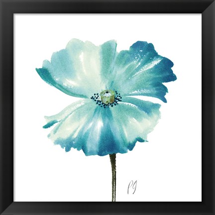 Framed Poppies Tempo II Print