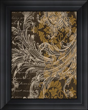 Framed Oscar Gold Print