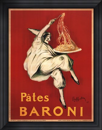 Framed Pates Baroni, 1921 Print