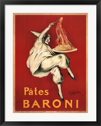 Framed Pates Baroni, 1921 Print