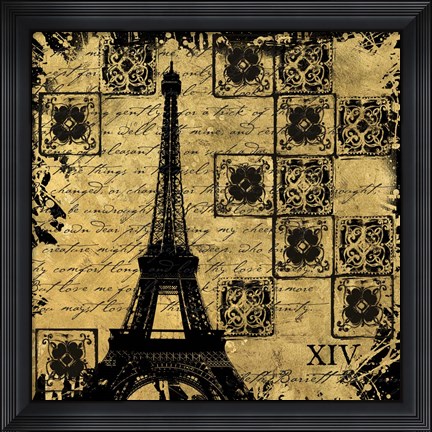 Framed B&amp;G Tour Eiffel Print