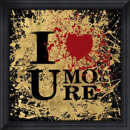 Framed Heart of Gold II Print