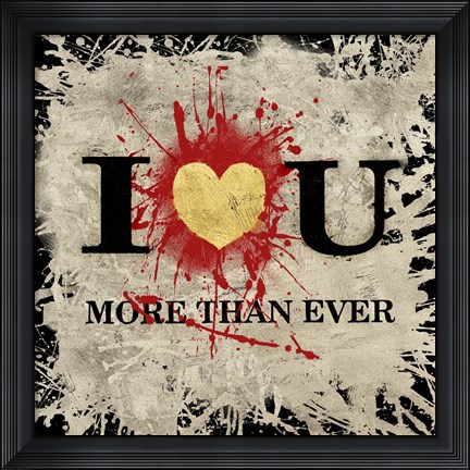 Framed Heart of Gold III Print