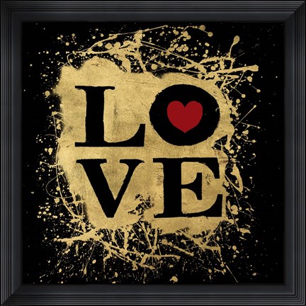 Framed Heart of Gold 1V Print