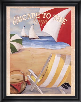 Framed Escape To The Cape Print
