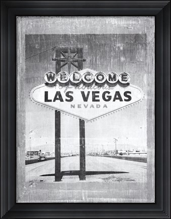 Framed Welcome to Vegas Print