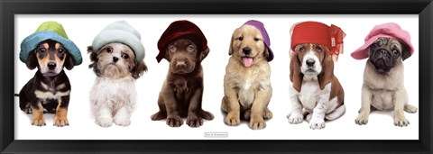 Framed Hat Hounds Print