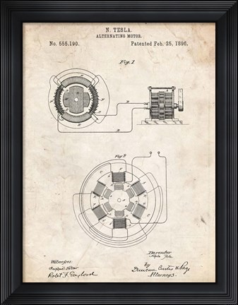 Framed Alternating Motor C Print