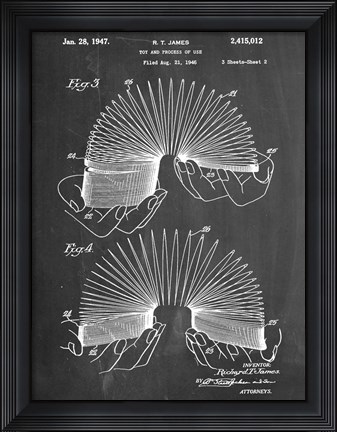 Framed Slinky Print