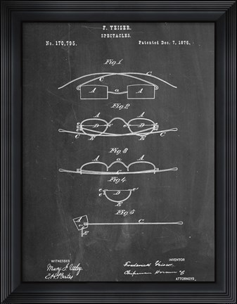 Framed Spectacles Print