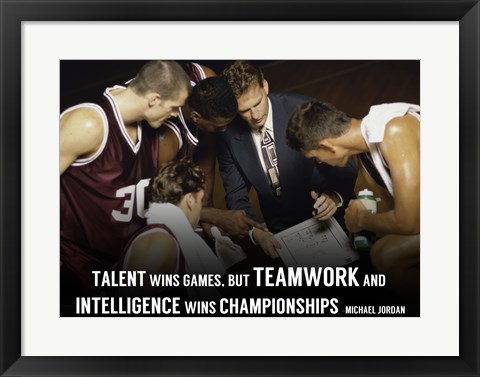 Framed Teamwork Print