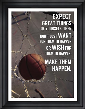 Framed Make It Happen Print