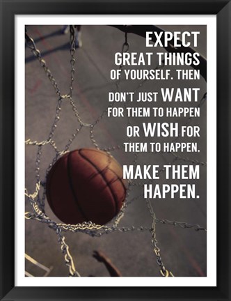 Framed Make It Happen Print