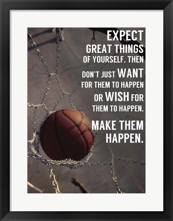 Framed Make It Happen Print