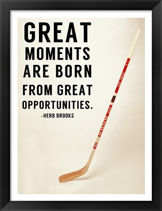 Framed Great Moments Print