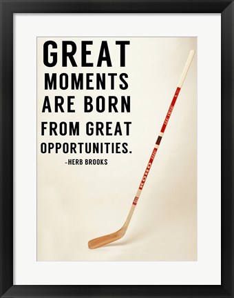 Framed Great Moments Print