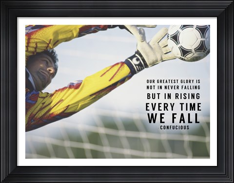 Framed Rising Everytime We Fall Print