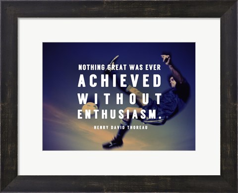 Framed Enthusiasm Print