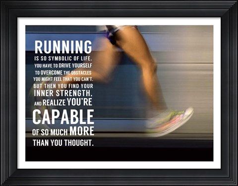 Framed Running Print