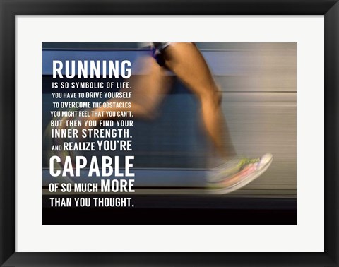 Framed Running Print