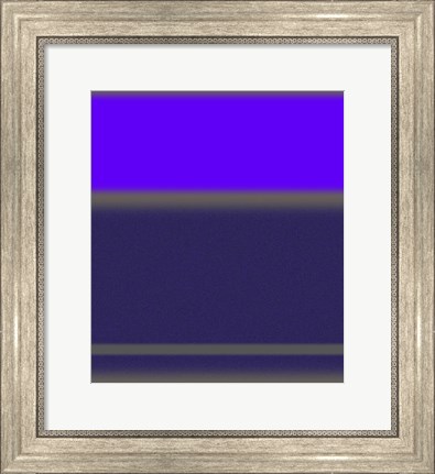 Framed Abstract Purple Print