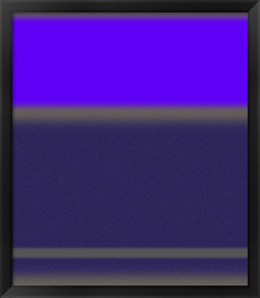 Framed Abstract Purple Print