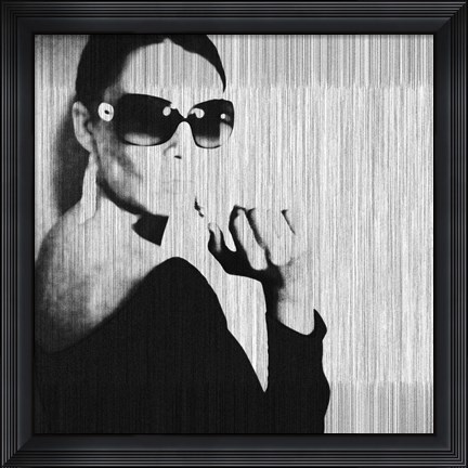 Framed Loren Black Print