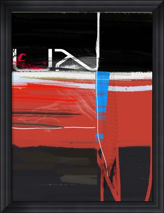 Framed Blue Mark Print