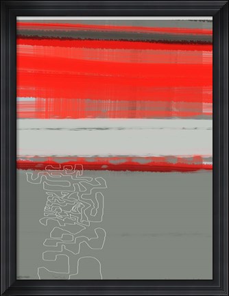 Framed Abstract Red 1 Print