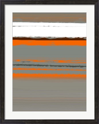 Framed Abstract Orange 2 Print
