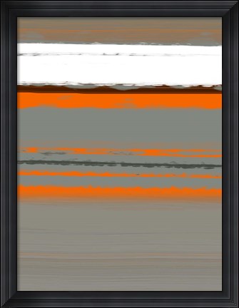 Framed Abstract Orange 2 Print