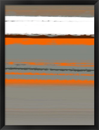 Framed Abstract Orange 2 Print