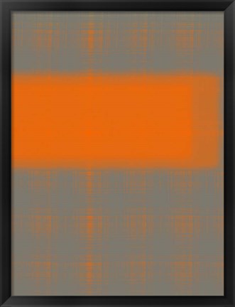 Framed Abstract Orange 3 Print