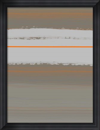 Framed Abstract Orange 4 Print