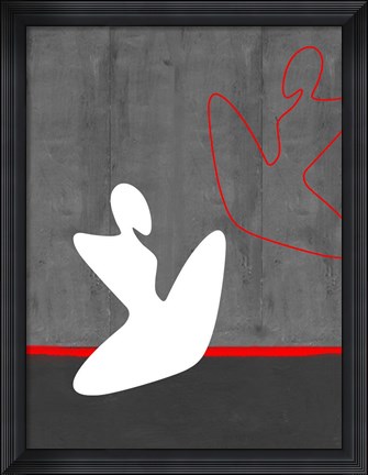 Framed White Girl Print
