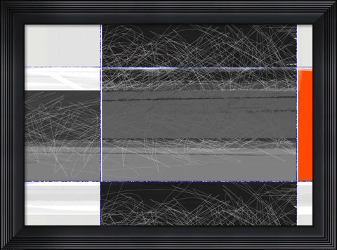 Framed Black Square Print