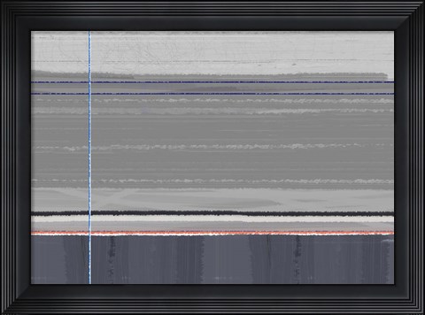 Framed Abstract Grey Print
