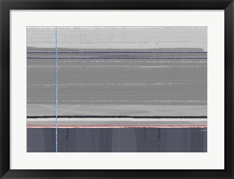 Framed Abstract Grey Print